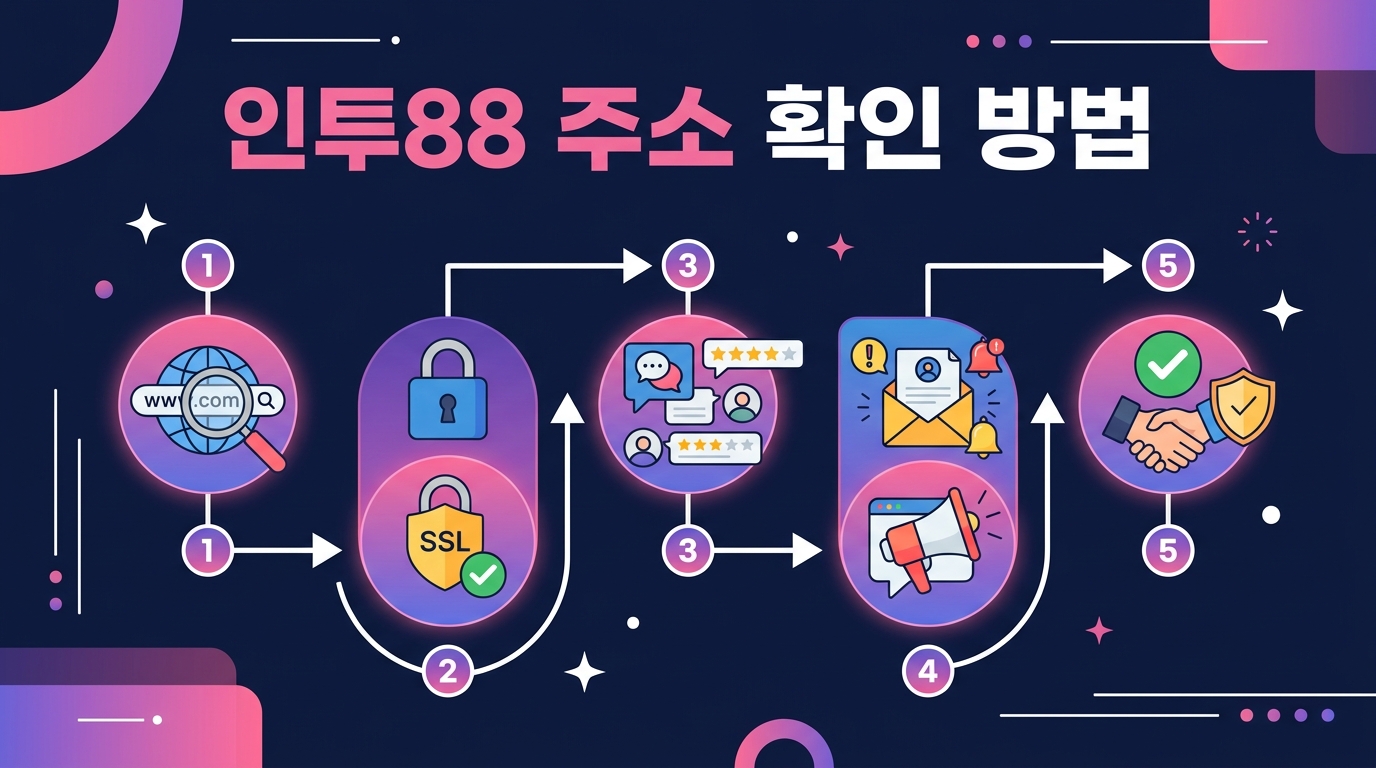 인투88 주소 확인 방법